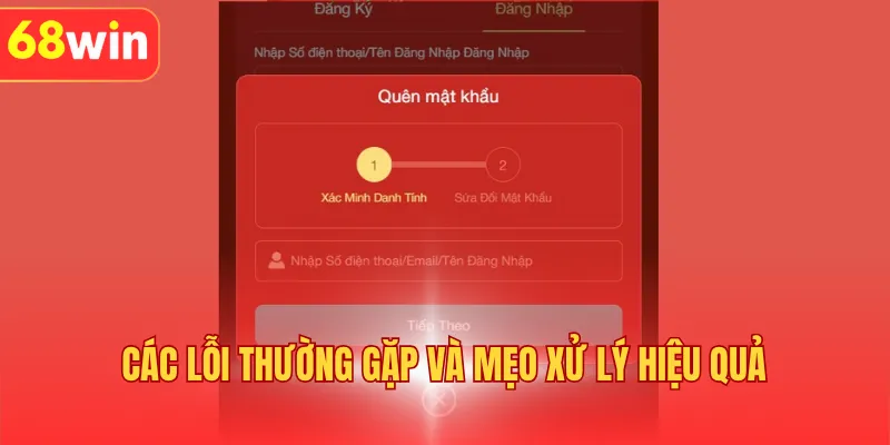 Quên mật khẩu là lỗi nhiều người thường hay mắc phải